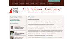 Desktop Screenshot of denishurleycentre.org